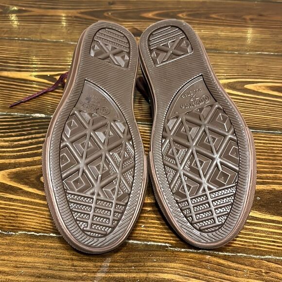 NEW Converse CTAS OX Dark Sangria Tera Red Low Unisex size 1 - Picture 7 of 8